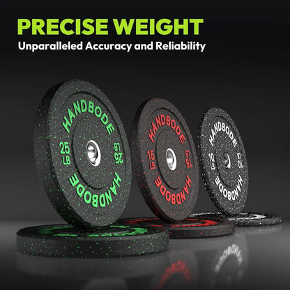 Bumper Plate High Bounce Bumper Weight Plate,Set for Home Gym, Colored Weights Rubber Strength Training Plate for Weight Lifting