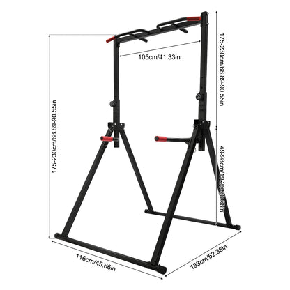 Adjustable Pull-up Height Horizontal Bar