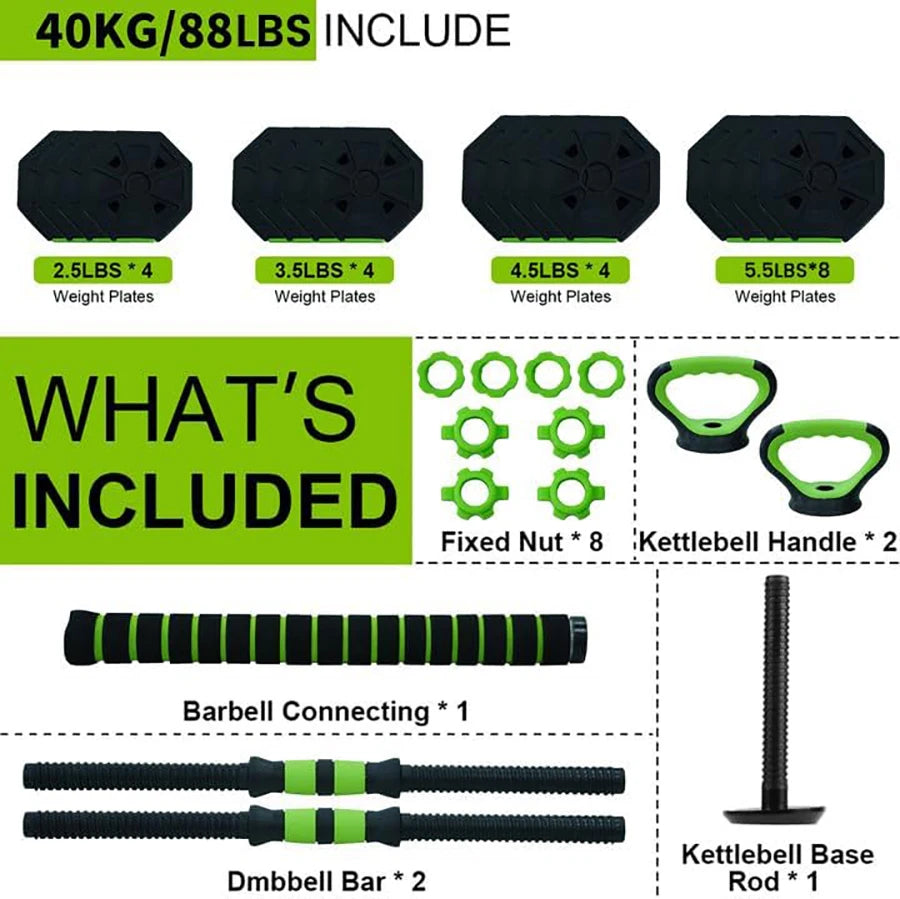 4 in 1 Dumbbell Set