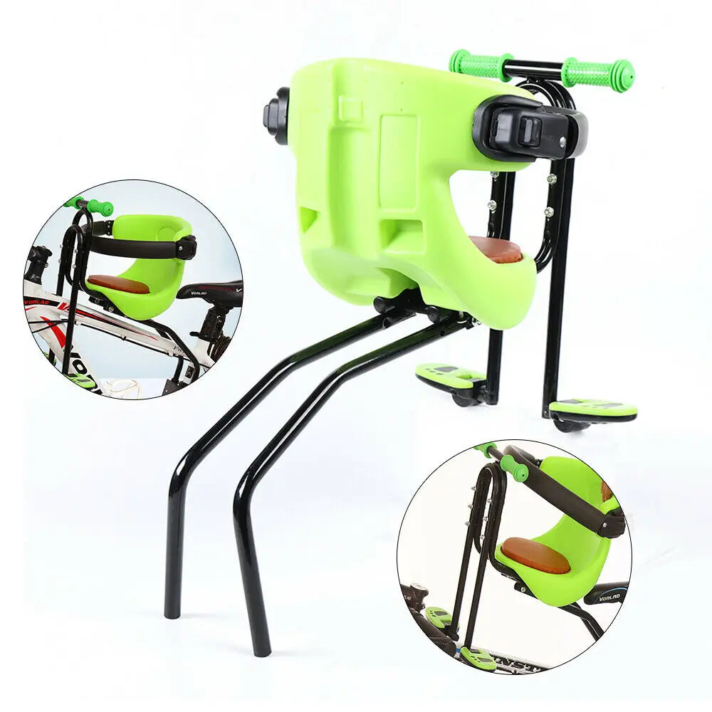Mountain Bike Child Seat Safety Seat Children Cushioned Cycle Seat Front Mounted Child Bicycle Seat for 8 Months to 4 Years Old