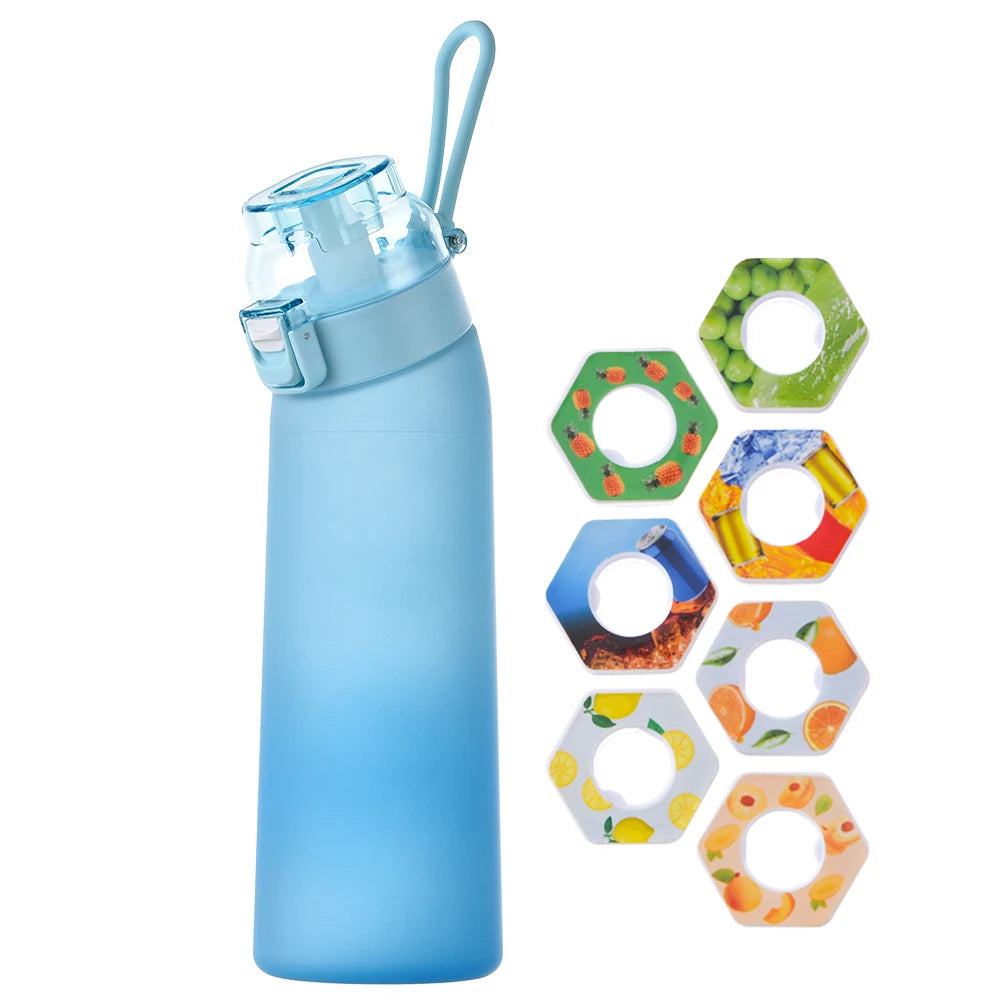 650ML Fragrant Water Bottle with 7 Flavor Pods