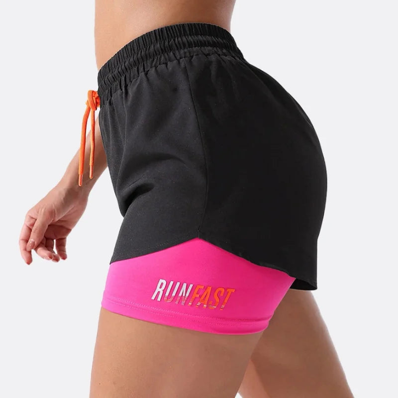 Women Summer Running Gym Shorts
