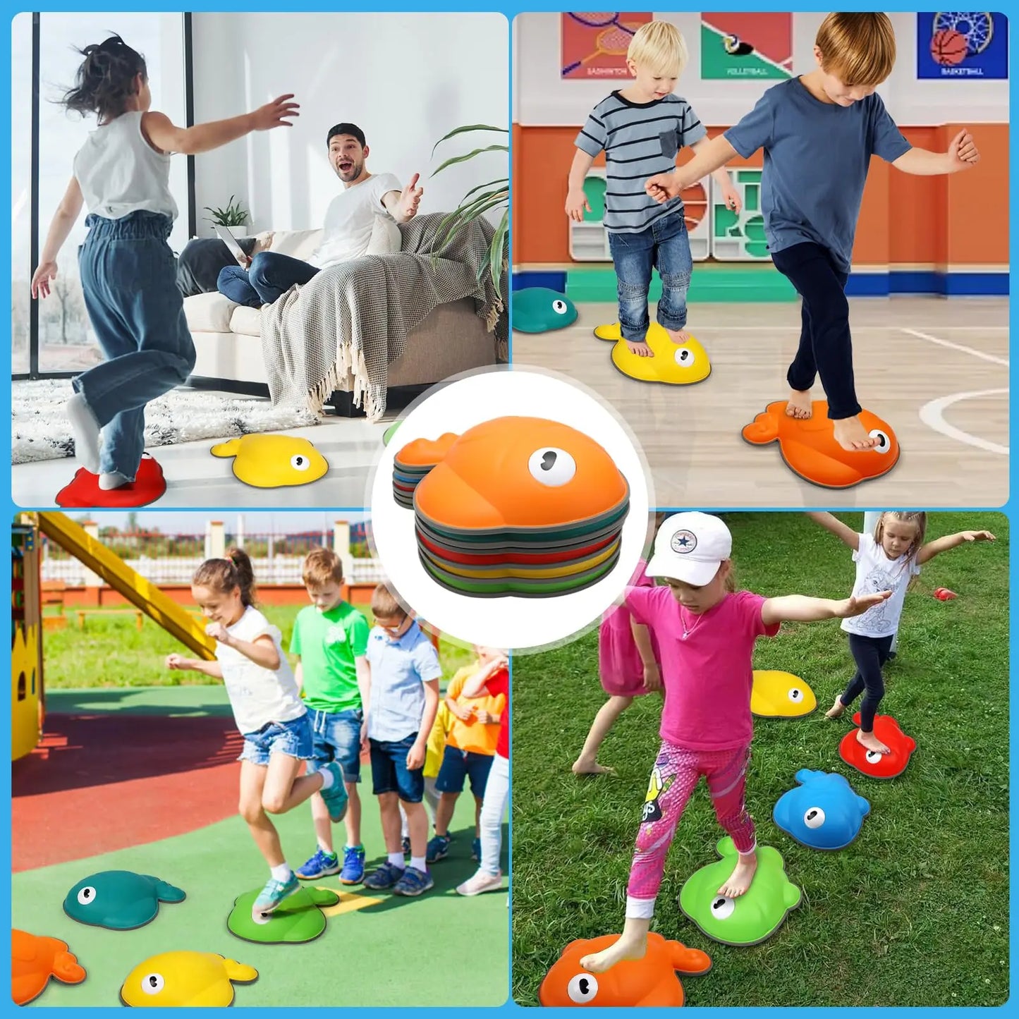 Goldfish Balance Stepping Stones Toddler Obstacle