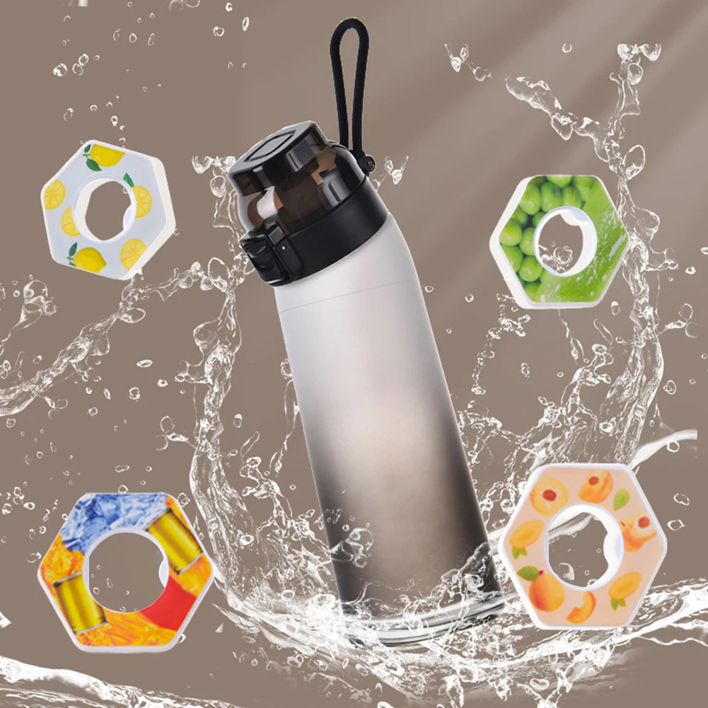 650ML Fragrant Water Bottle with 7 Flavor Pods