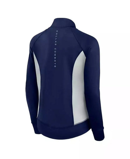 Women's Fitted Full-Zip Gym Track Jacket