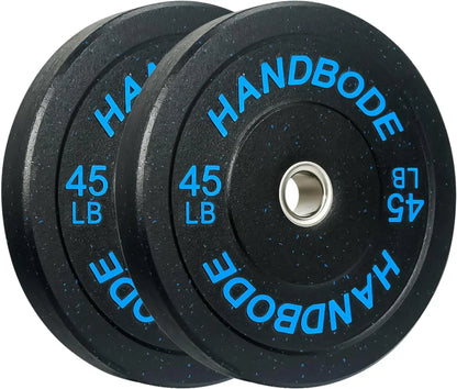 Bumper Plate High Bounce Bumper Weight Plate,Set for Home Gym, Colored Weights Rubber Strength Training Plate for Weight Lifting