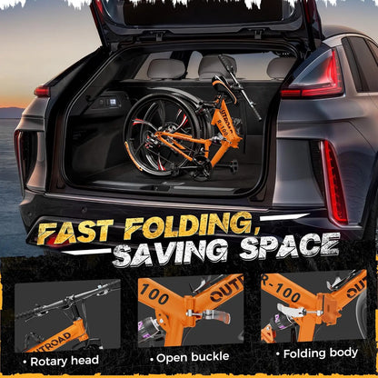 26 Inch Folding Mountain Bike