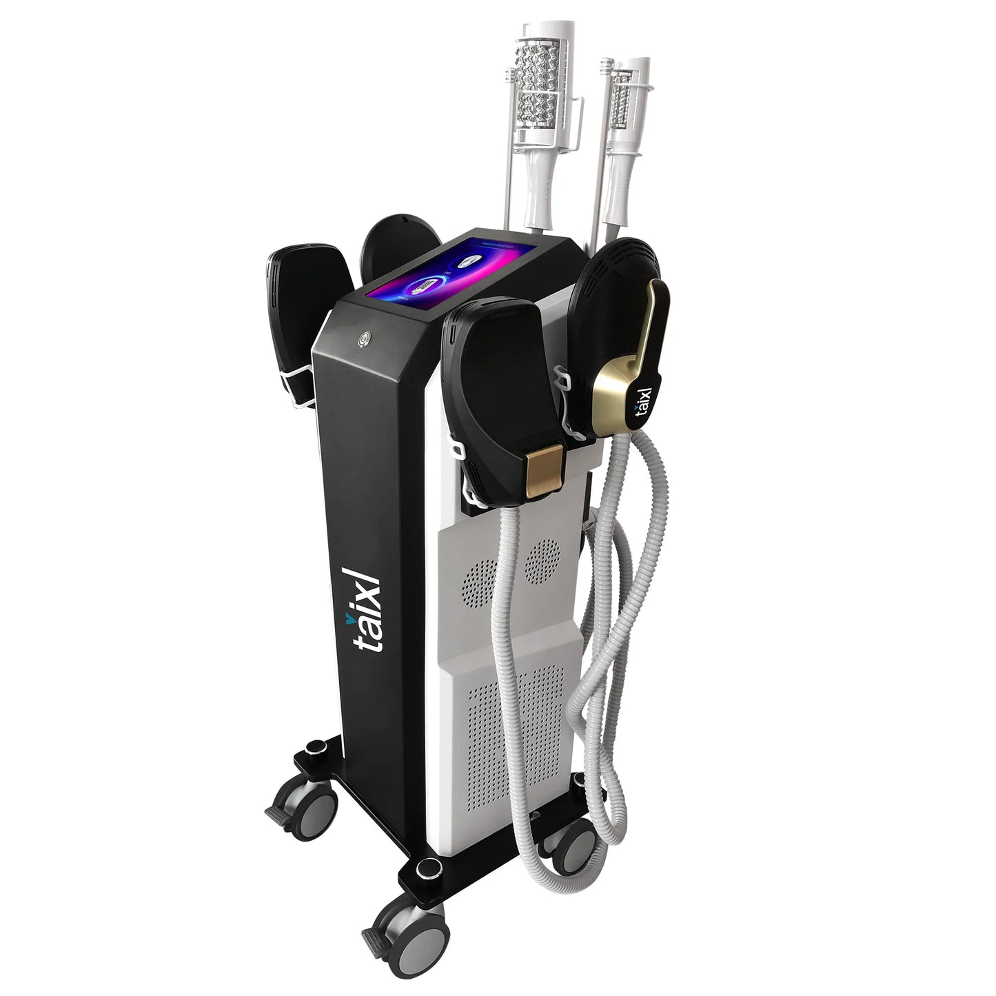New EMS 2 in 1 Roller Massage Lose Weight Therapy 40K Compressive Micro vibration Vacuum 5D Body slimming Machine